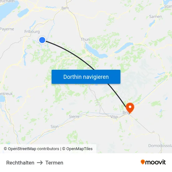 Rechthalten to Termen map