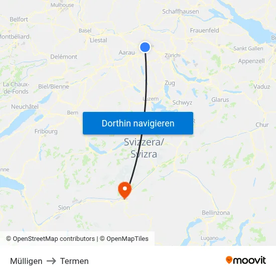 Mülligen to Termen map