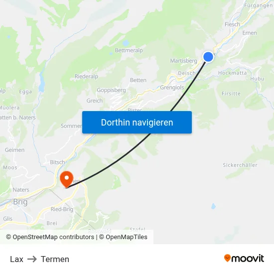 Lax to Termen map