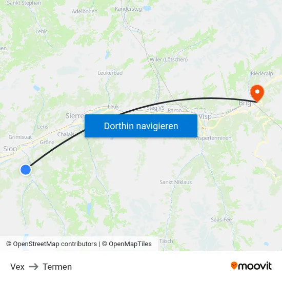 Vex to Termen map