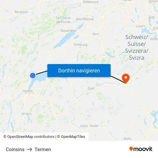Coinsins to Termen map