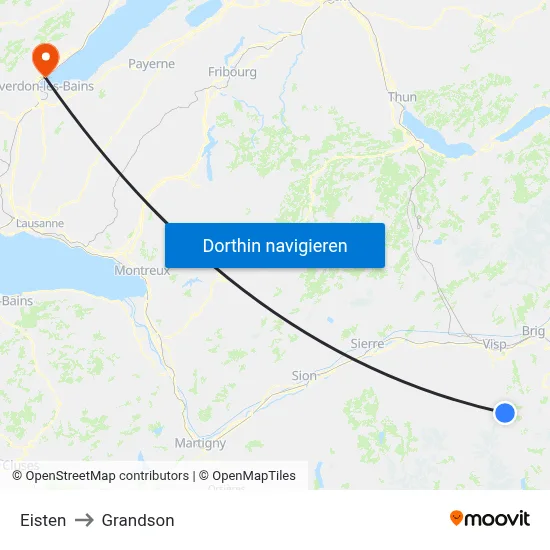 Eisten to Grandson map