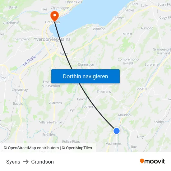 Syens to Grandson map