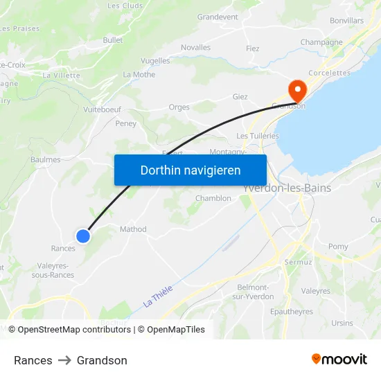 Rances to Grandson map