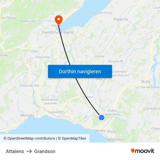 Attalens to Grandson map