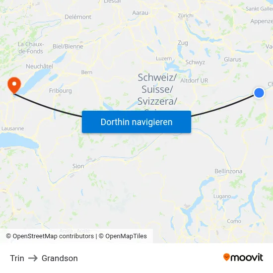 Trin to Grandson map