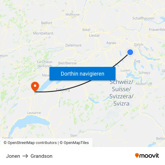 Jonen to Grandson map
