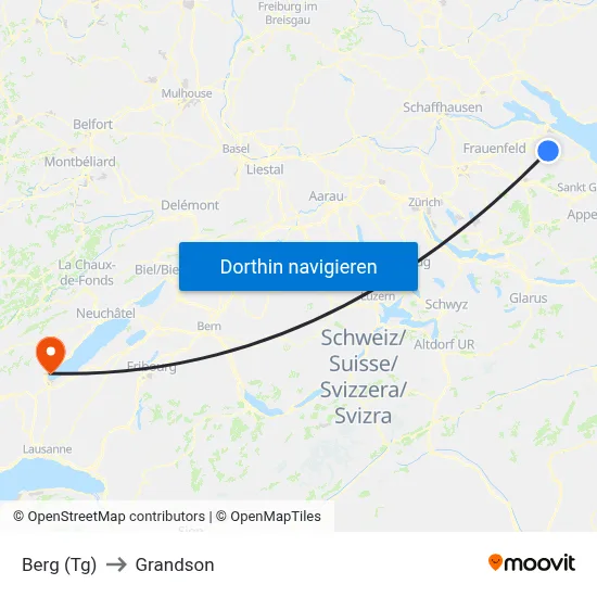 Berg (Tg) to Grandson map