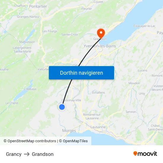 Grancy to Grandson map