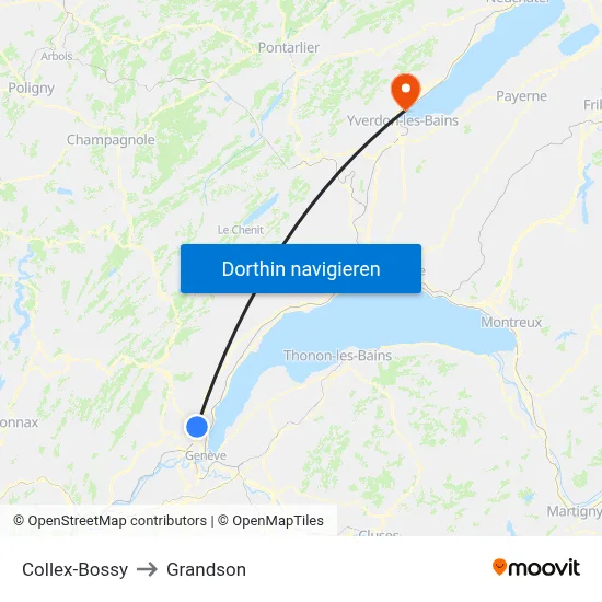 Collex-Bossy to Grandson map
