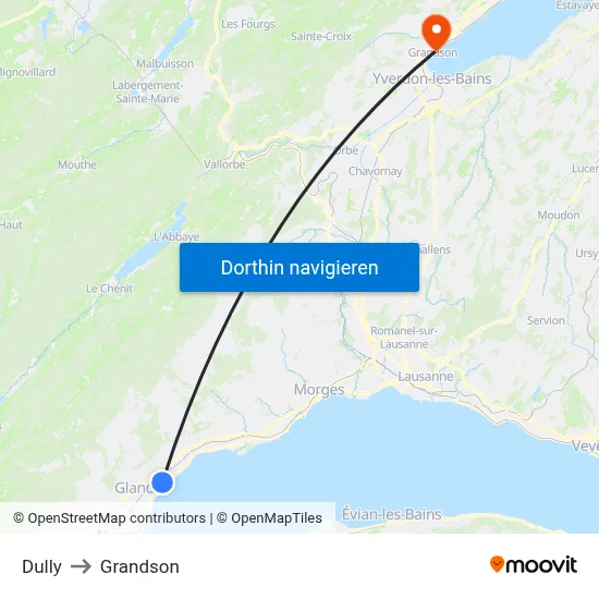 Dully to Grandson map