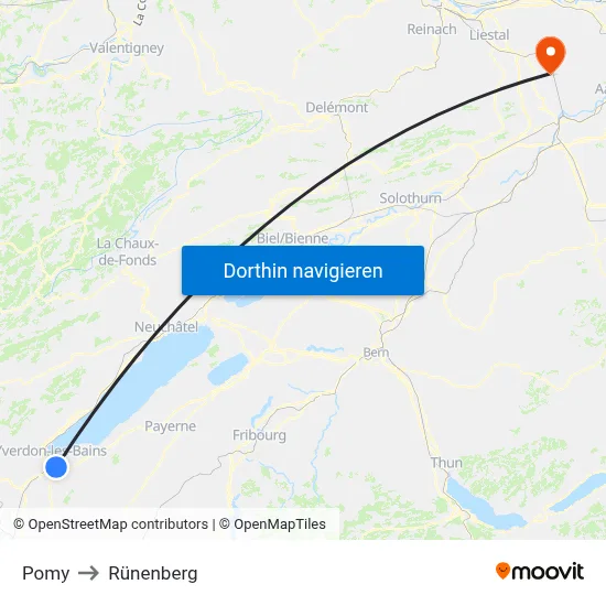 Pomy to Rünenberg map