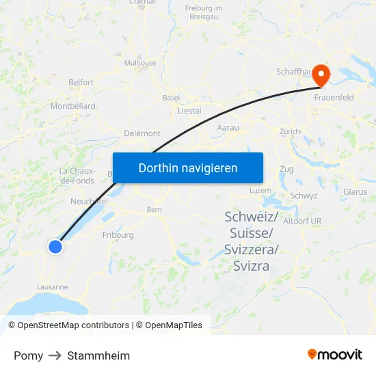 Pomy to Stammheim map