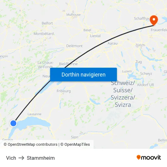 Vich to Stammheim map