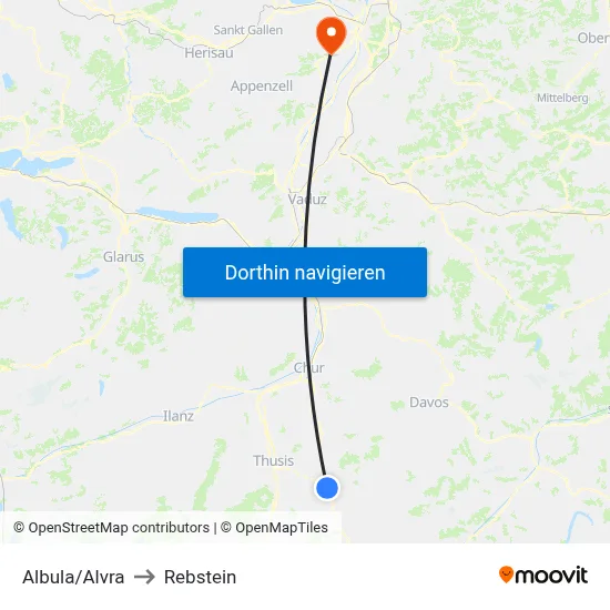Albula/Alvra to Rebstein map