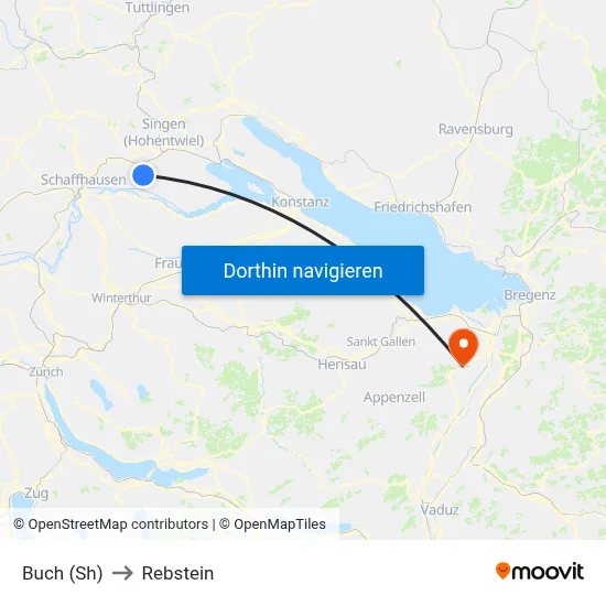 Buch (Sh) to Rebstein map