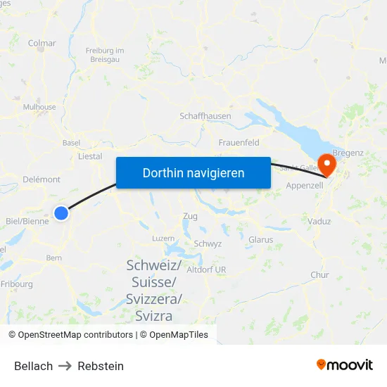 Bellach to Rebstein map