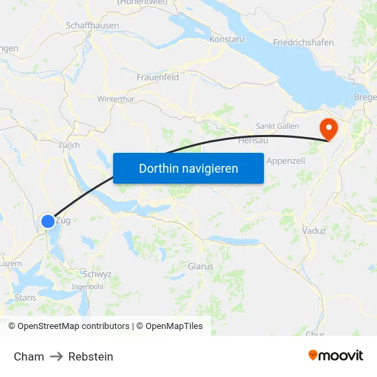 Cham to Rebstein map