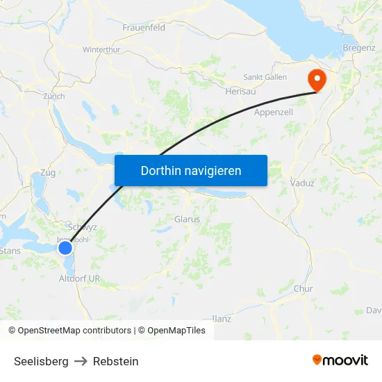 Seelisberg to Rebstein map