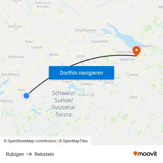 Rubigen to Rebstein map