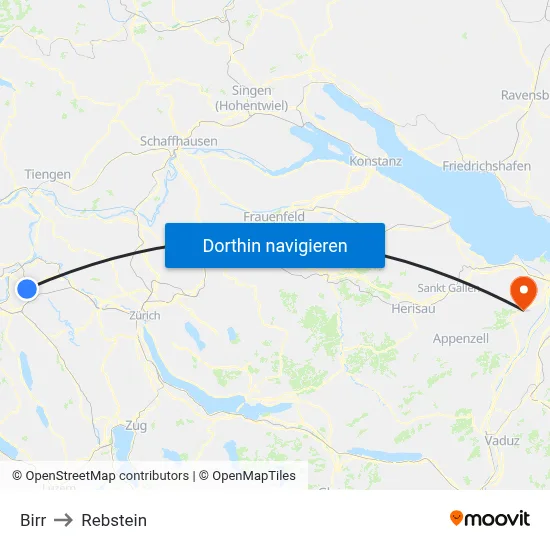 Birr to Rebstein map