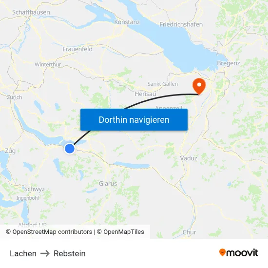 Lachen to Rebstein map