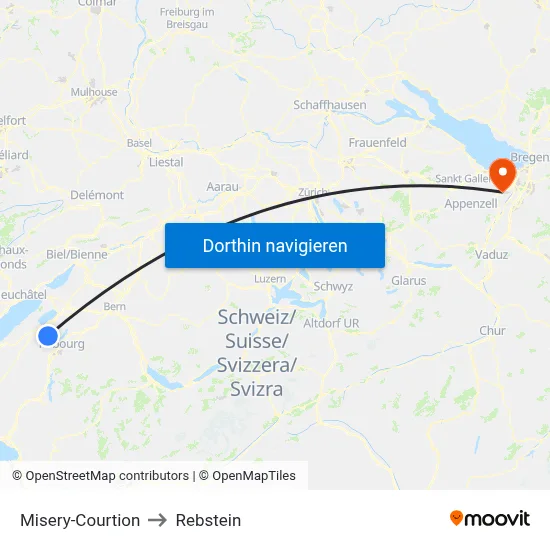 Misery-Courtion to Rebstein map