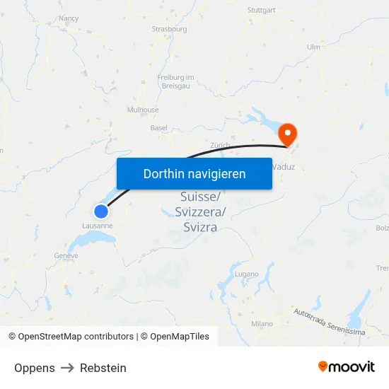 Oppens to Rebstein map