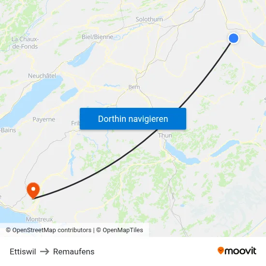Ettiswil to Remaufens map
