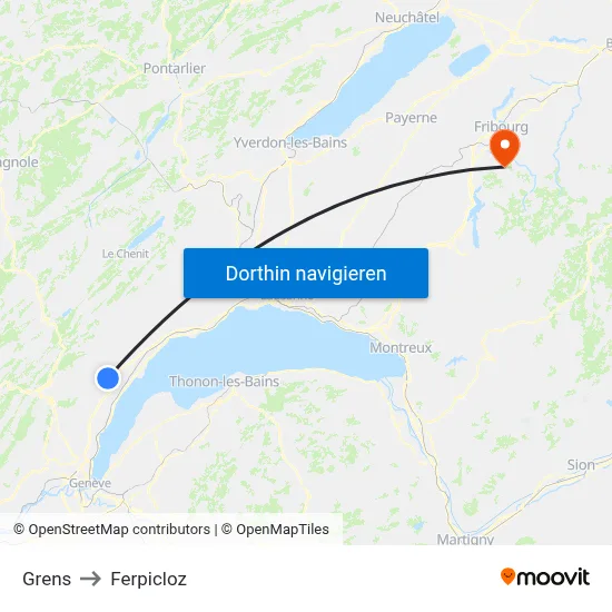 Grens to Ferpicloz map