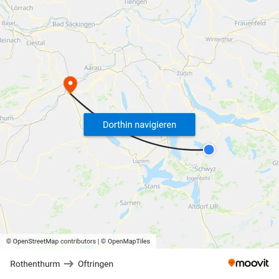 Rothenthurm to Oftringen map