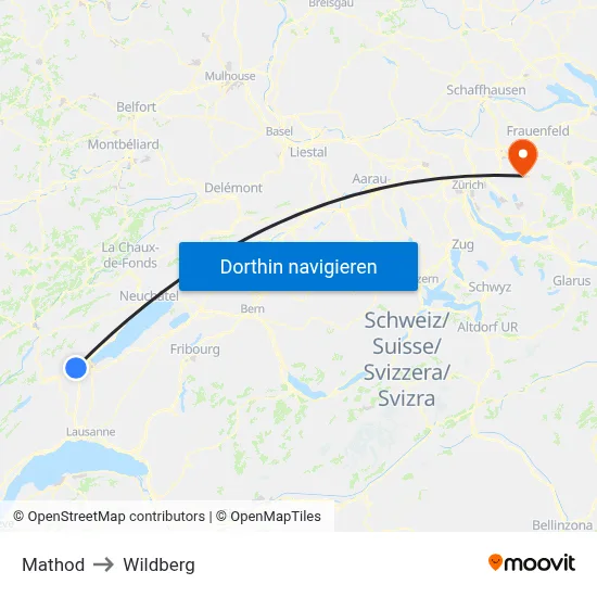 Mathod to Wildberg map