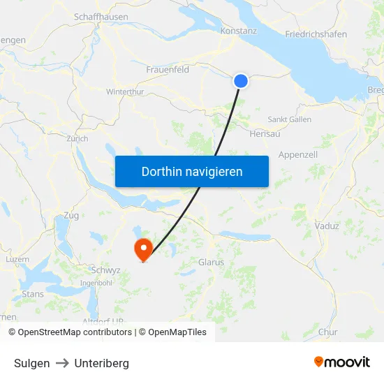 Sulgen to Unteriberg map