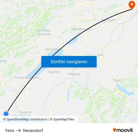 Yens to Neuendorf map