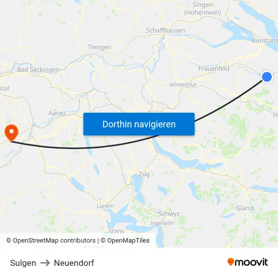 Sulgen to Neuendorf map