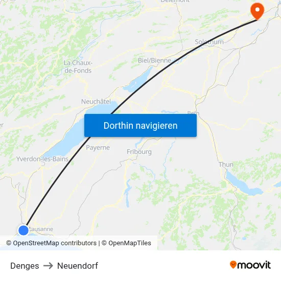 Denges to Neuendorf map
