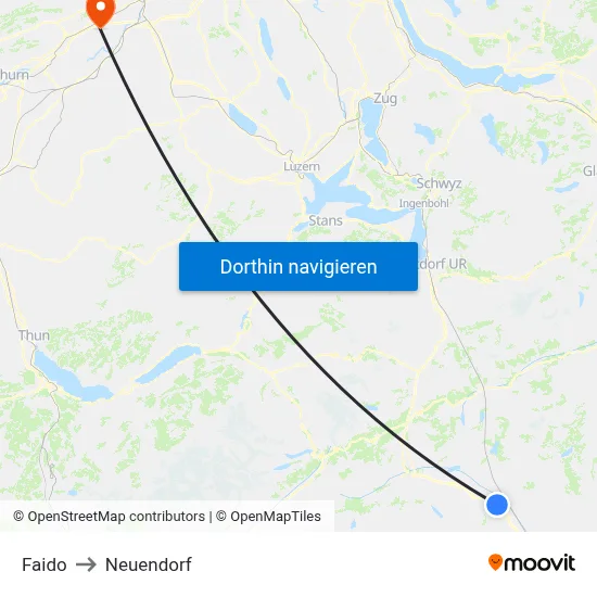 Faido to Neuendorf map