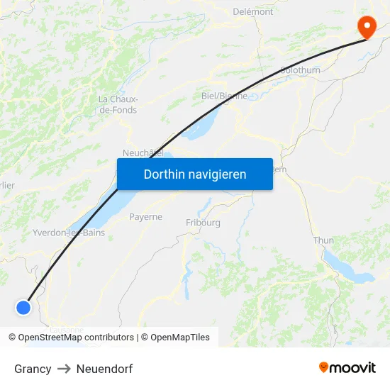 Grancy to Neuendorf map