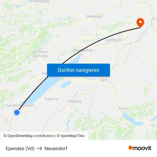 Ependes (Vd) to Neuendorf map