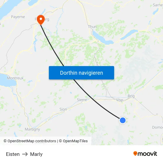Eisten to Marly map