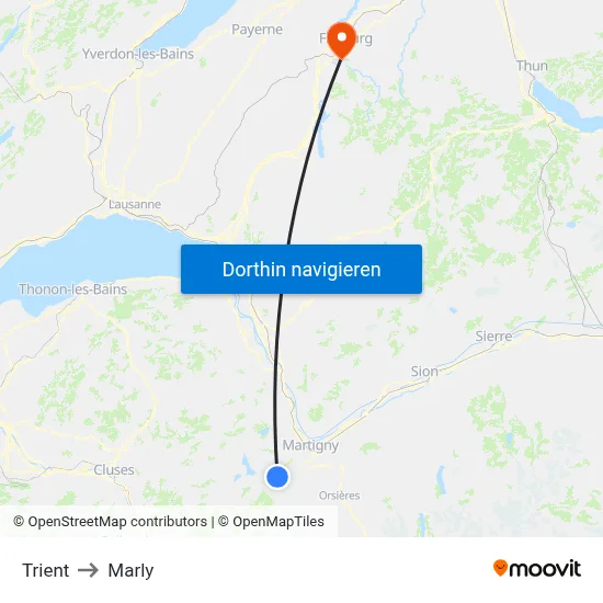 Trient to Marly map