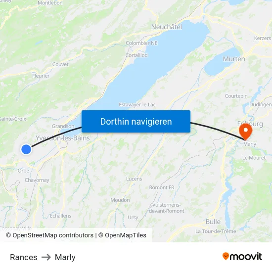 Rances to Marly map
