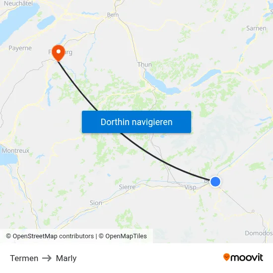 Termen to Marly map