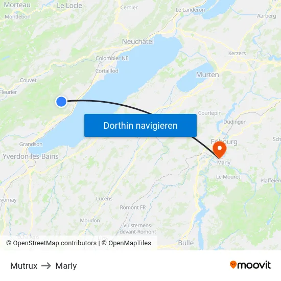 Mutrux to Marly map