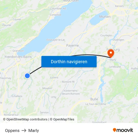 Oppens to Marly map