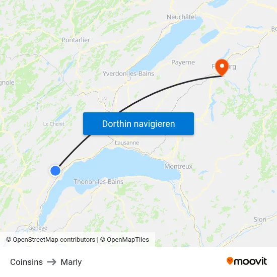 Coinsins to Marly map