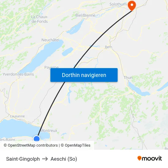Saint-Gingolph to Aeschi (So) map