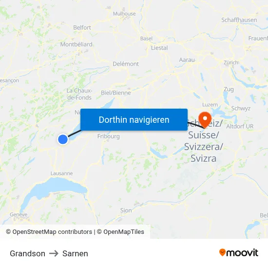 Grandson to Sarnen map