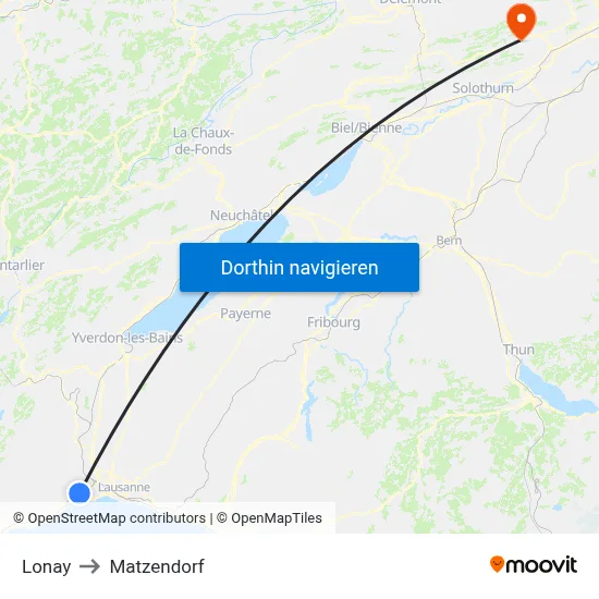 Lonay to Matzendorf map