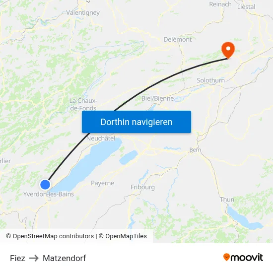 Fiez to Matzendorf map